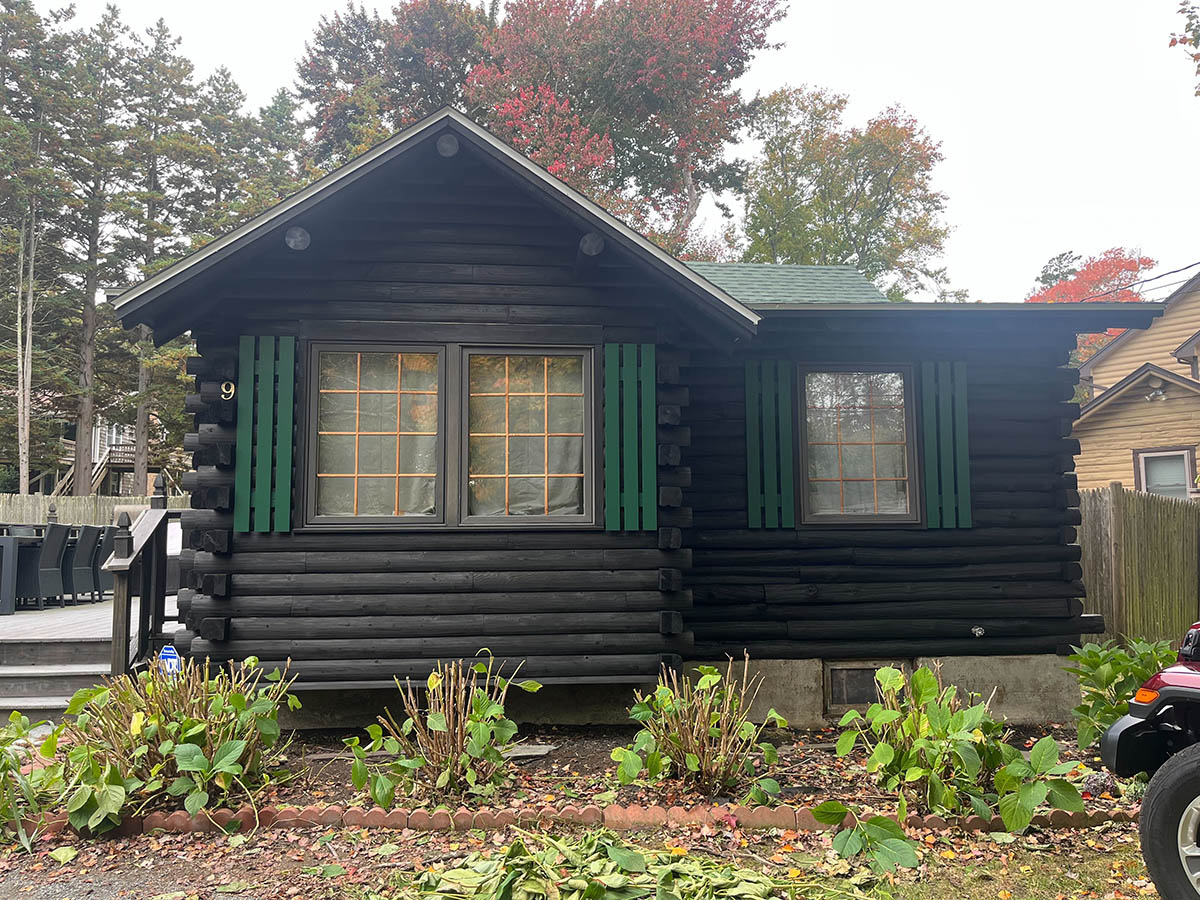 Log Cabin Staining in Milford