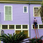 PrepSmart team member repaint a house exterior